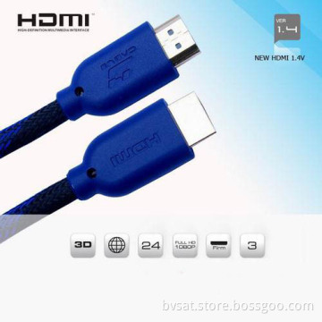 Blue Single Color 1.4 Hdmi Cable With Superior Quality 
